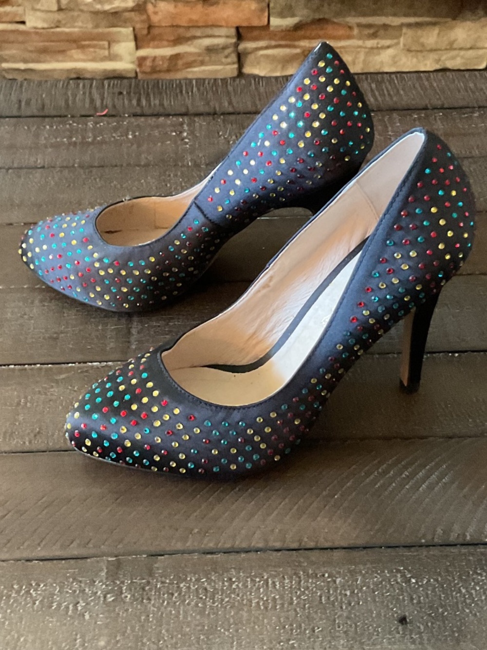 ✨ Aldo Rhinestone Stiletto Pumps - size 37